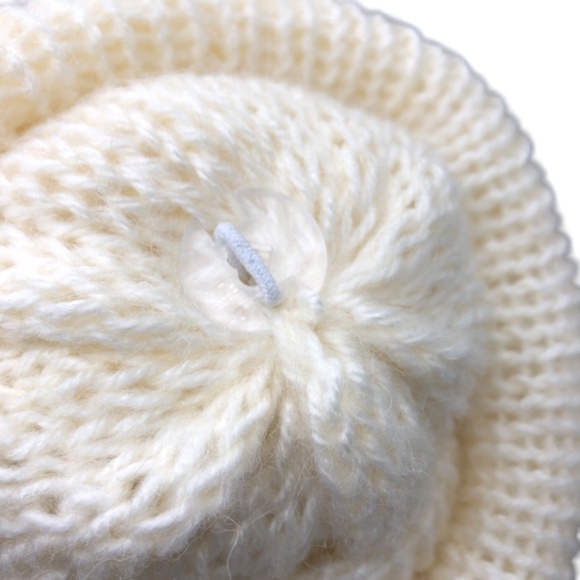 Hand-Knit Alpaca Blend Beanie with Removable Faux Fur Pom Pom Hat main image 11